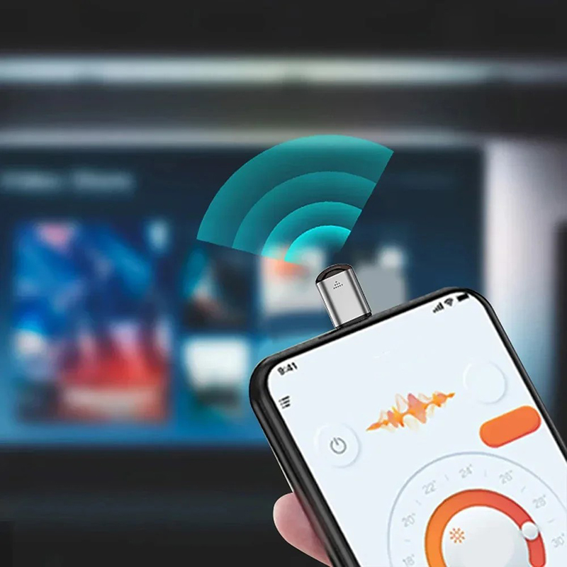 Phone Accessories App - Mini Adapter Podczerwieni do Telefonu, Pilot