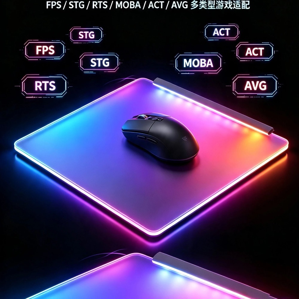 Phone Accessories App - Podświetlana podkładka pod mysz RGB z