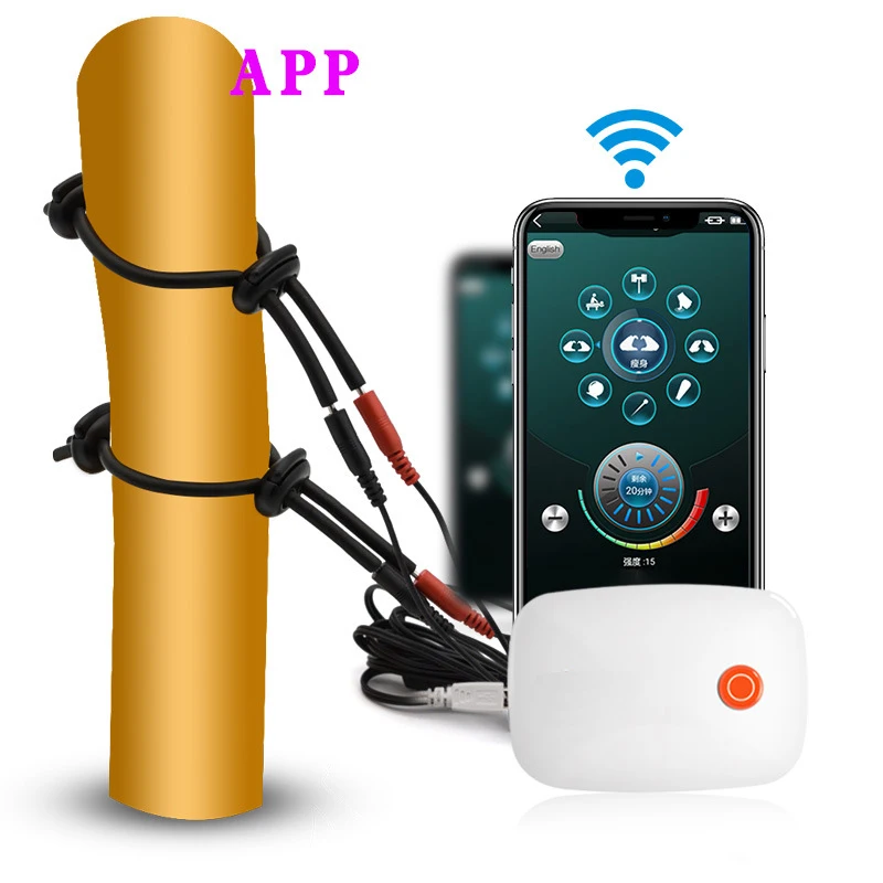 Phone Accessories App - Elektryczny pierścień wstrząsowy na penisa kontrola
