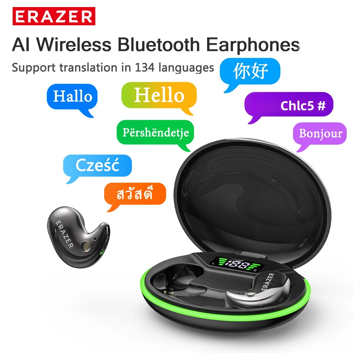 Wireless Earbuds Case - Słuchawki douszne Bluetooth EARZER XF58 z