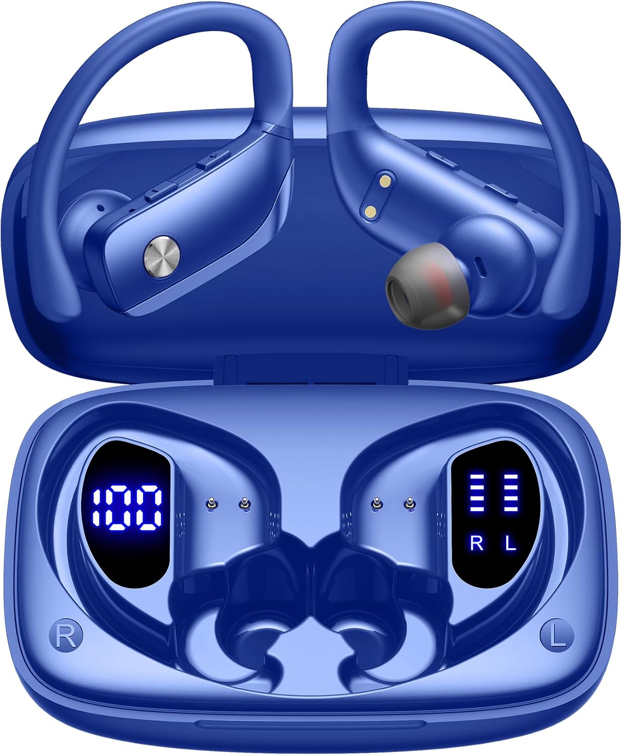 Wireless Earbuds Case - Bezprzewodowe słuchawki douszne z 80-godzinnym czasem
