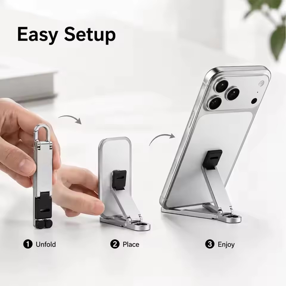 Składany uchwyt na telefon z b – Quirky Phone Accessories recenzja i cena