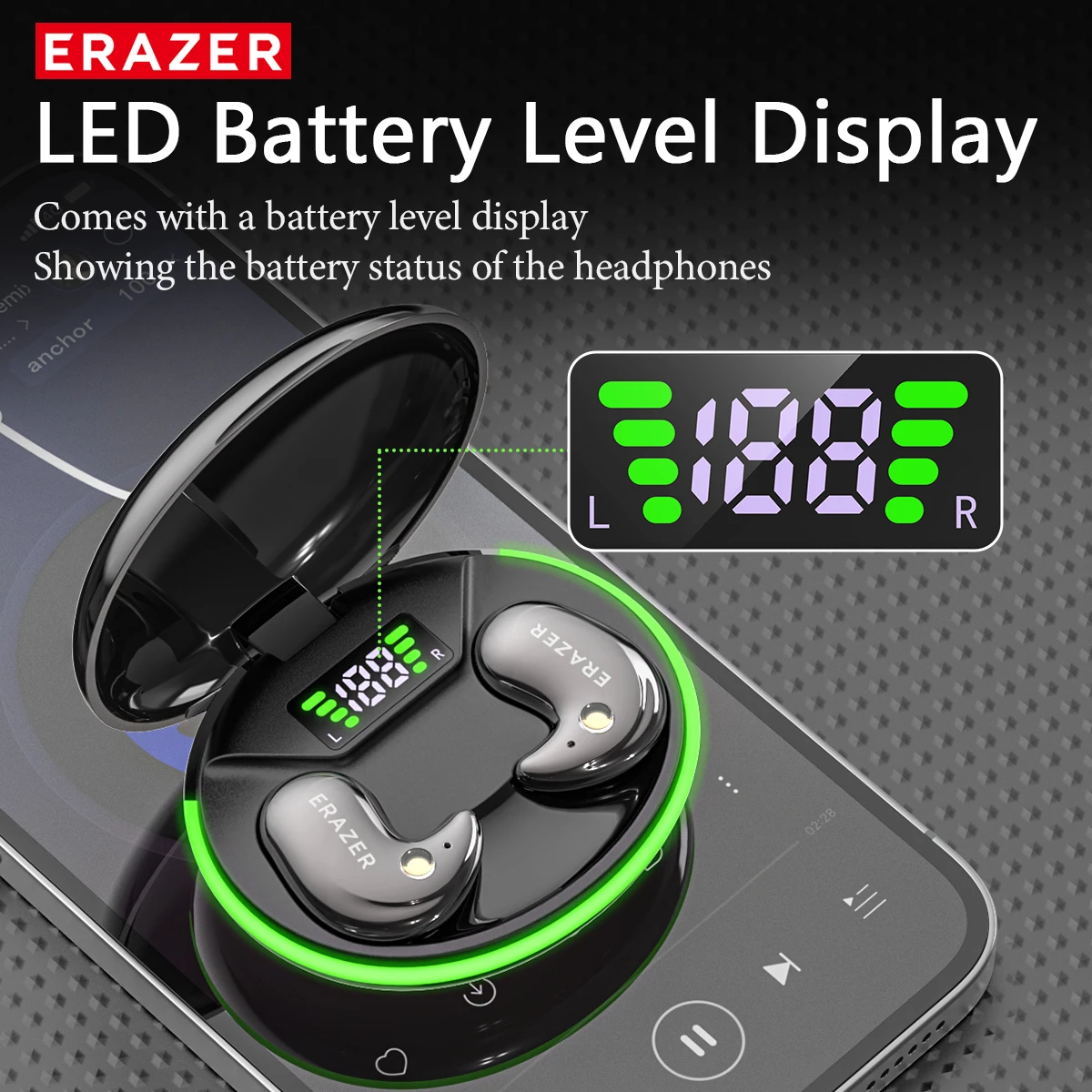 Słuchawki douszne Bluetooth EA – Wireless Earbuds Case recenzja i cena