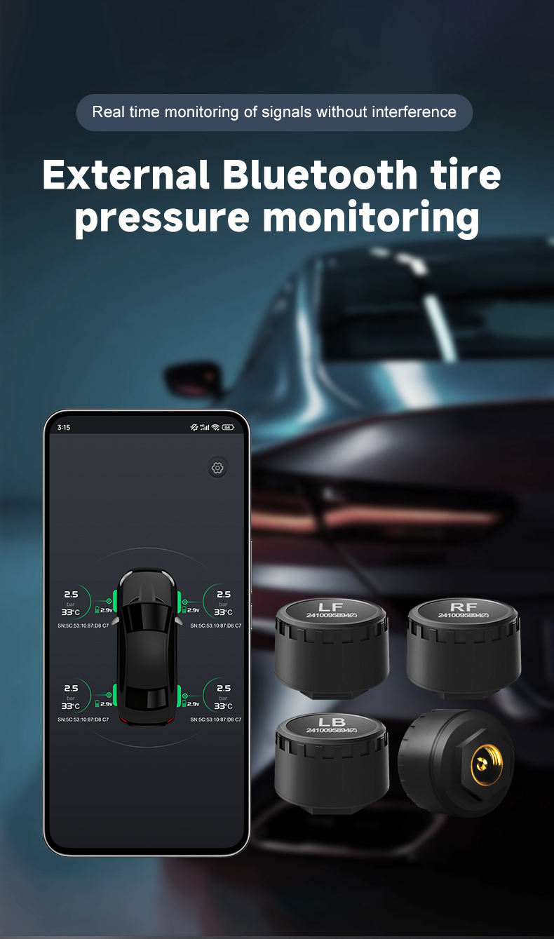 Samochodowy TPMS 4 czujniki Bl – Phone Accessories App recenzja i cena